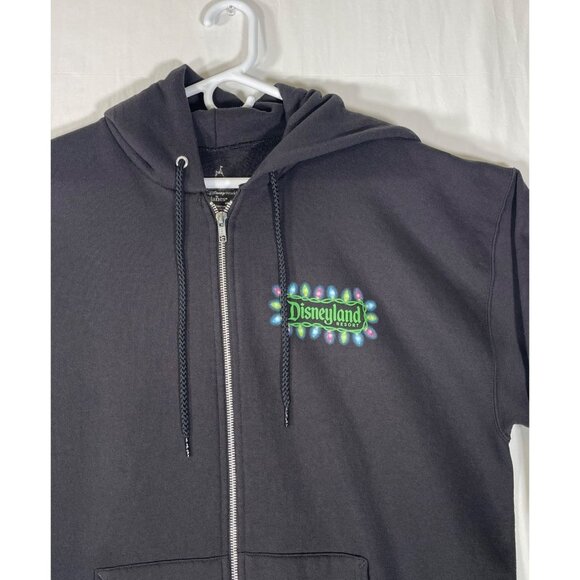 Disneyland Resort Unisex Christmas Lights Holiday Mickey House Hooded Sweatshirt - Picture 5 of 8